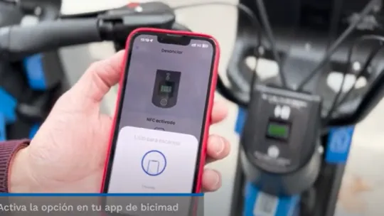 Recreación de desanclaje con NFC