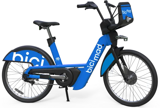 Imagen de una bicicleta eléctrica de bicimad